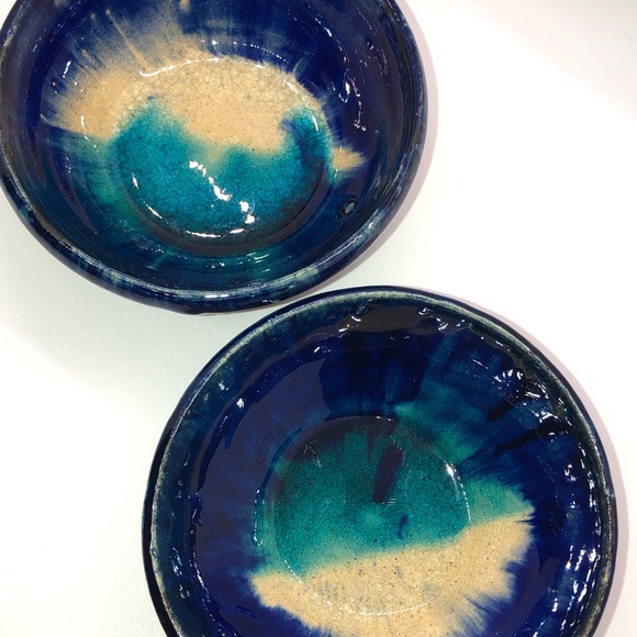 Coordinating set Studio Art Pottery Bowls Glazed, Trinket, Knick Knack Decor - Picture 13 of 13